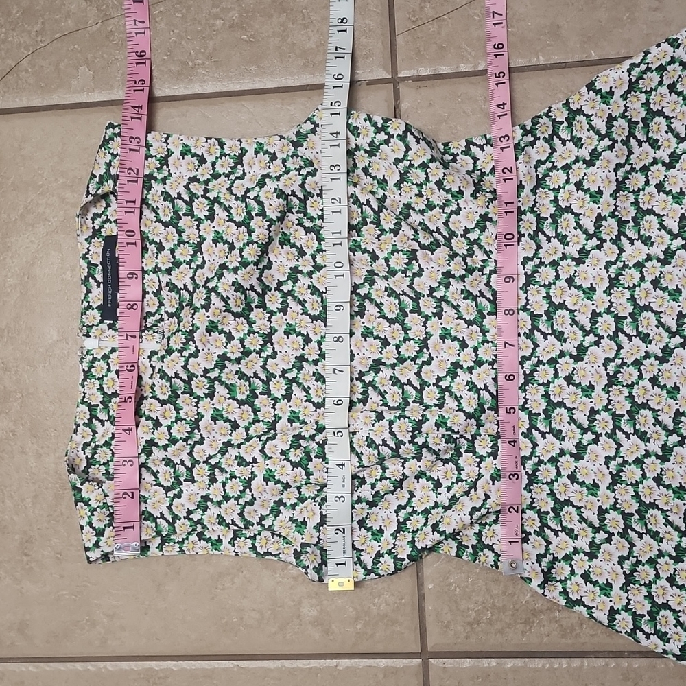 French Connection Daisy Floral Fit Flare Mini Dress - Picture 7 of 9